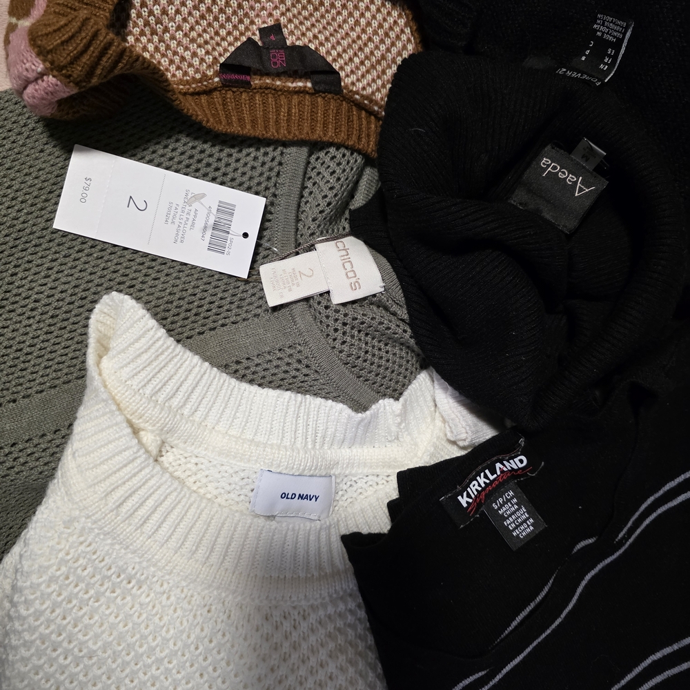 Women's Sweater 6x Collection - Picture 2 of 2